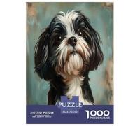 Shih Tzu Jigsaw Puzzle Impossibili 1000 Pezzi Decorazione Per La Casa. Rilassamento E Intelligence Per Adulti E Bambini Da 12 Anni 70x50cm/1000pcs