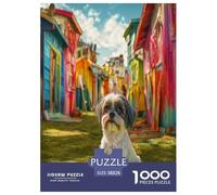 Shih Tzu Jigsaw Puzzle Impossible 1000 Pezzi Decorazione Per La Casa. Giochi Rilassamento E Intelligence Per Adulti E Bambini Da 12 Anni 38x26cm/1000pcs