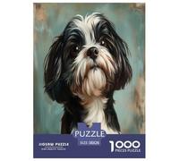 Shih Tzu Jigsaw Puzzle Impossible 1000 Pezzi Decorazione Per La Casa. Rilassamento E Intelligence Per Adulti E Ragazzi Da 14 Anni 38x26cm/1000pcs
