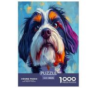 Shih Tzu Jigsaw Puzzle Impossible 1000Pcs Decorazione Per La Casa. Giochi Rilassamento E Intelligence Per Adulti E Ragazzi Da 14 Anni 38x26cm/1000pcs