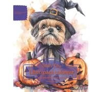 Shih Tzu: Libro para colorear para amantes de los perros - Edición de otoño