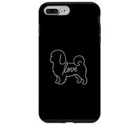 Shih Tzu Love Line Art Minimalista Cane Design Simpatico Peluche Cucciolo Custodia per iPhone 7 Plus/8 Plus