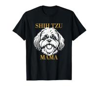 Shih Tzu Mama Dog Mom Donna Maglietta