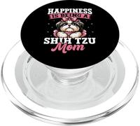 Shih Tzu Mom Dog Graphic per donne e ragazze PopSockets PopGrip per MagSafe