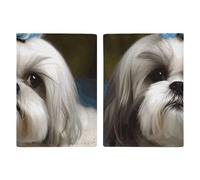 Shih Tzu Porta passaporto da viaggio per cani, con slot per carte di credito e carta d'imbarco, porta passaporti, carte di credito, carte d'imbarco
