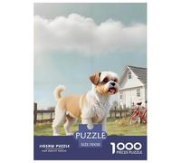Shih Tzu Puzzle 1000 Pezzi Pet Dog - Gioco Emozionante Serale, Materiale Premium, Ideazione Calma E Creativa - 70x50cm/1000pcs