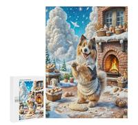 Shih Tzu Puzzle 1000 Pezzi Rilassamento Per Adulti Cute Pet Animals Rompicapo Pressione Ridotta Giochi Da Tavolo Solo O in Gruppo Regalo Amico E Colleghi Di Lavoro 500 PCS