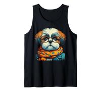 Shih Tzu Ritratto per Shih Tzu Dog Pet Amante Canotta