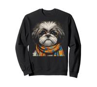 Shih Tzu Ritratto per Shih Tzu Dog Pet Amante Felpa