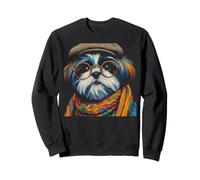 Shih Tzu Ritratto per Shih Tzu Dog Pet Amante Felpa