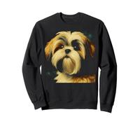 Shih Tzu Ritratto per Shih Tzu Dog Pet Amante Felpa