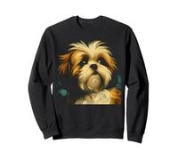 Shih Tzu Ritratto per Shih Tzu Dog Pet Amante Felpa