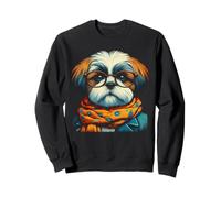 Shih Tzu Ritratto per Shih Tzu Dog Pet Amante Felpa