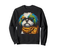 Shih Tzu Ritratto per Shih Tzu Dog Pet Amante Felpa