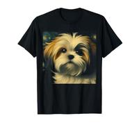 Shih Tzu Ritratto per Shih Tzu Dog Pet Amante Maglietta