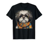 Shih Tzu Ritratto per Shih Tzu Dog Pet Amante Maglietta