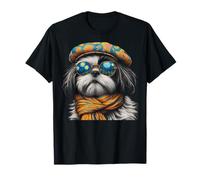 Shih Tzu Ritratto per Shih Tzu Dog Pet Amante Maglietta