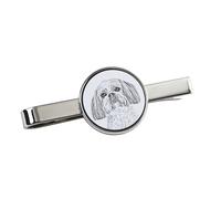 Shih Tzu spilla per cravatta con cane Art-Dog