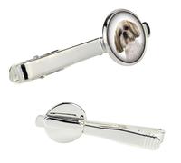 Shih Tzu spilla per cravatta in scatola con foto Art-Dog