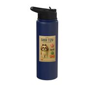 Shih Tzu Stainless Steel Insulated Water Bottle
