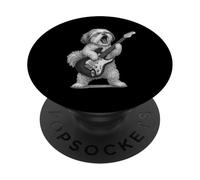 Shih Tzu Suonare Chitarra Musica Rock Amante dei Cani PopSockets PopGrip Adesivo