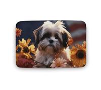 Shih Tzu, tappetino da bagno antiscivolo e assorbente, resistente allo sporco, resistente, lavabile, per decorare la casa, 50 x 80 cm