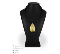 Shih Tzu tipo 2 - collana rivestita d’oro, alta qualità Art Dog IT