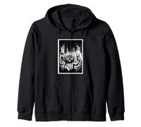 Shih Tzu Zombie Apocalisse Fumetti Selfie Felpa con Cappuccio