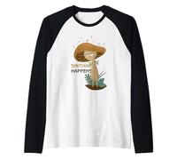 Shiitake accade Funghi Maglia con Maniche Raglan