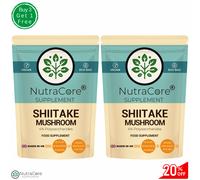 Shiitake Fungo Pillole 5000mg (60% Β-glucan) -forte & Efficace Vegani