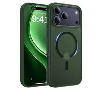 Shiiuou Custodia magnetica per iPhone 17 Pro, [antiscivolo] [protezione dalle cadute di grado militare] [protezione per fotocamera] delicata sulla pelle, opaca, antiurto, protettiva per iPhone 17 Pro