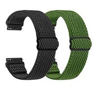 SHIJZWD Cinturino elastico per orologio da 16 mm, 18 mm, 20 mm, 22 mm, con chiusura rapida, regolabile, in nylon elastico, traspirante, per uomo e donna