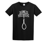SHIKAIQI Impaled Nazarene Liberate Yourself from Life Graphic Printed T-Shirt for Men Black XL