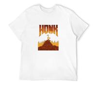 SHIKAIQI Men's Honk Untitled Goose Game T-Shirts White 3XL