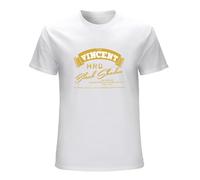 SHIKAIQI Men's Vincent HRD Biker Vintage Motorcycle T-Shirts White 3XL