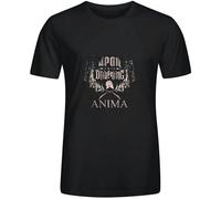 SHIKAIQI Upon This Dawning Anima Mens Funny T Shirts O Neck Black L
