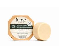 Shikakai Shampoo Solido Senza Solfati per Capelli Grassi e Misti, Oli Essenziali di Lemongrass e Cannella, Naturale, Vegano, Biologico e Senza Plastica, 80 grammi Con Sapone di Bambu