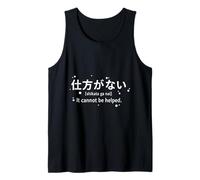 Shikata Ga NAI Kanji Giapponese Filosofia Zen Canotta