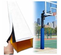 Shiketong Avvolgimento for palo Quadrato da 4 Piedi - 1 PCS(White,3"x3")