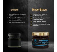 Shilajit 100% himalayano, resina morbida, biologico, estremamente potente, ac...