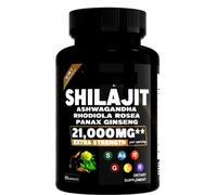 Shilajit 21.000mg 60Caps Asphaltum Acido Fulvico Naturale/Rhodiola NonGMO