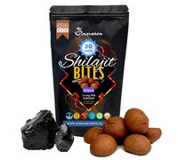Shilajit Resina Mumijo in Biscotti Artigianali e Vegani al Cacao | 1 MESE DI FORNITURA | 1 al Giorno con 200mg di Shilajit 65% di acido fulvico, NO Lattosio, no Conservanti (30 biscotti)