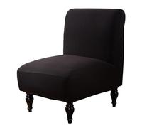 SHILINTONG Copri sedia senza braccioli Stretch Slipcover - Divano protettivo per soggiorno, camera da letto - lavabile antiscivolo elastico (senza braccioli, copertura rimovibile per mobili)