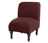 SHILINTONG Copri sedia senza braccioli Stretch Slipcover - Divano protettivo per soggiorno, camera da letto - lavabile antiscivolo elastico (senza braccioli, copertura rimovibile per mobili)