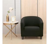 SHILINTONG Coprisedia elasticizzato per sedia da club - 1 pezzo - Tessuto Jacquard Stretch Anti-Pilling - Lavabile in lavatrice - Misura universale (soggiorno, bar, bancone)