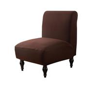 SHILINTONG Coprisedia Senza Braccioli Grande, Tessuto Elastico Universale, Fodera Decorativa Rimovibile per Soggiorno e Camera da Letto