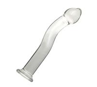 SHILISHAONV Butt Plug in Vetro Cristallo Per Donne Plug Anale Diametro 3,4 Cm Con Supporto Per Dildo Masturbatore Giocattoli Per Il Sesso Anale Per Principianti,Clear,B