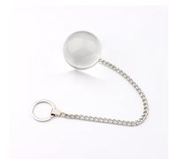 SHILISHAONV Plug Anale in Cristallo Liscio Per Le Donne Butt Plug Diametro 2,4-2,6 Cm Dildo Con Catena Palle Anali Perline Anali Piccolo Masturbatore Sex Toys Anali Principianti,2.4cm