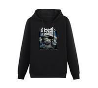 SHILIU YARD Archspire Relentless Mutation Aust Tour Death Metal Men's Hoodies Unisex Black Cotton Print Pullover Sweatshirts S