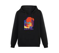 SHILIU YARD Aretha Franklin Milton Men's Hoodies Unisex Black Cotton Print Pullover Sweatshirts L